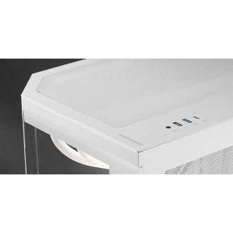 Caja mATX Gaming Mars Gaming Mc3tcoremw Triple Cristal Templado Blanco