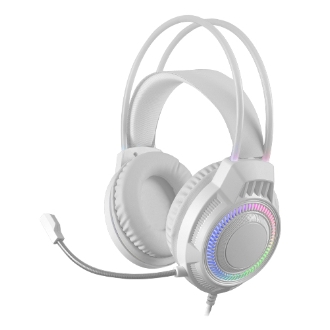 Pack teclado, auriculares, ratón y Alfombrilla Mars Gaming Mcp124prowes H-mech Rgb 3200dpi blanco