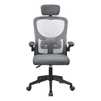 Silla Ergonomica Mars Gaming Mgcergoplus Malla transpirable reposacabezas y reposabrazos ajustable gris