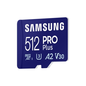 Memoria microSD Samsung Pro Plus 512GB V30 + adaptador
