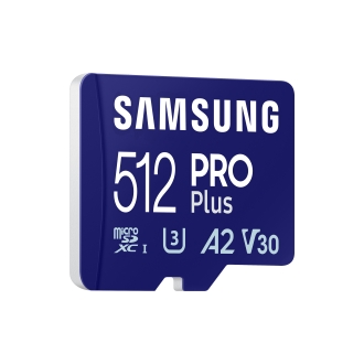 Memoria microSD Samsung Pro Plus 512GB V30 + adaptador