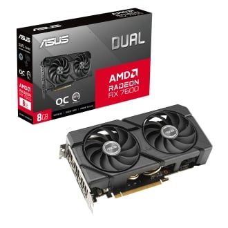 Tarjeta gráfica ASUS Dual RX 7600 8GB GDDR6