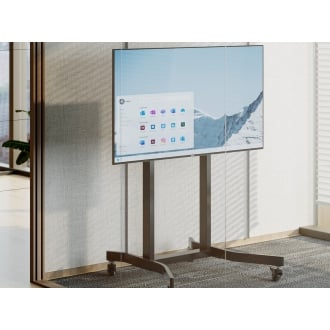 Soporte de suelo con ruedas motorizado Equip 650632, 55"-100" con mando a distancia