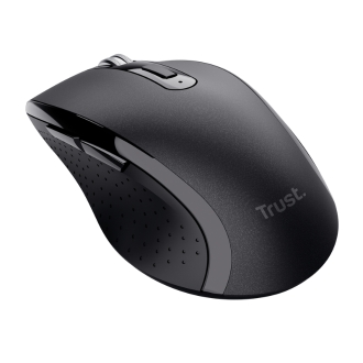 Ratón inalambrico Trust Wireless YVI+ Silent click 1600DPI 6 Botones negro