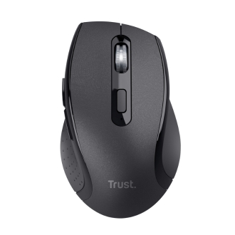 Ratón inalambrico Trust Wireless YVI+ Silent click 1600DPI 6 Botones negro