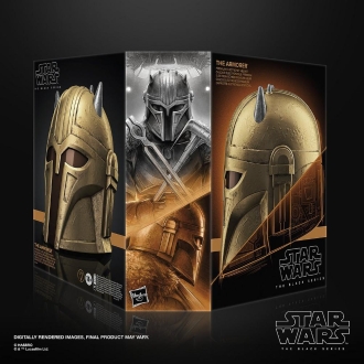 Casco electrónico hasbro star wars the mandalorian the black series the armorer