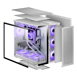 Caja E-ATX torre gaming Mars Gaming MCNOVA2 cristal templado