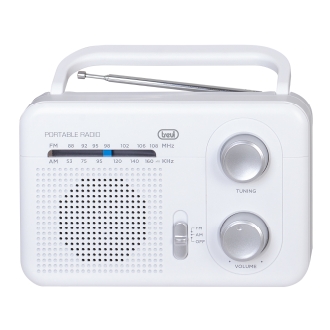 Radio Trevi RA 7F64 portátil AM/FM radio blanco