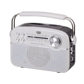 Radio Trevi RA 7F50 BT portátil carga solar + AW + SD TIF blanco