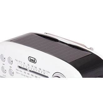 Radio Trevi RA 7F50 BT portátil carga solar + AW + SD TIF blanco