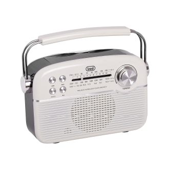 Radio Trevi RA 7F50 BT portátil carga solar + AW + SD TIF blanco