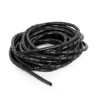 Recoge cable espiral Gembird CM-WR1210-01 10m negro