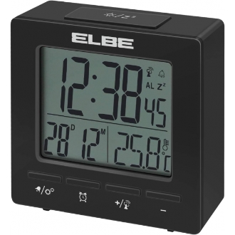 Reloj despertador Elbe RD005N termómetro