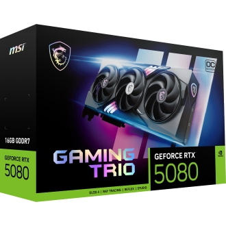 Tarjeta gráfica MSI RTX 5080 Gaming Trio OC 16GB GDDR7
