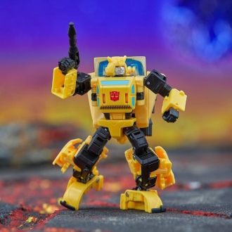 Figura hasbro transformers legacy united deluxe origin bumblebee