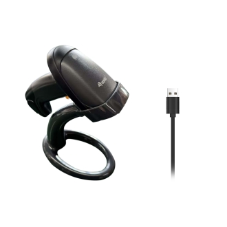 Lector de código de barras Equip 351023 laser 1D inalámbrico con soporte USB