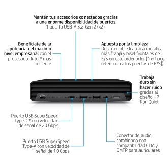 Mini HP Elite 800 G9 i5-14500 16GB 512GB W11P