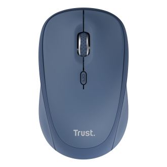 Ratón inalámbrico RF y bluetooth Trust YVI+ 1600DPI 3 dispositivos azul