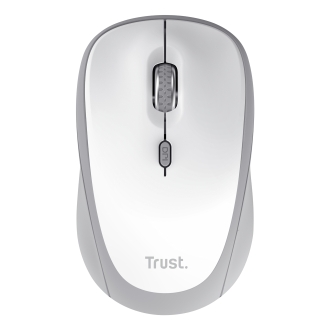 Ratón inalámbrico RF y bluetooth Trust YVI+ 1600DPI 3 dispositivos blanco