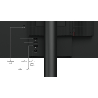 Monitor Lenovo Tiny-in-one 24 Gen5 23.8" táctil HDMI DP webcam multimedia pivotante