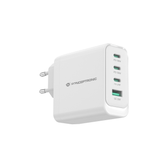 Cargador Conceptronic GaN ALTHEA22W100 100W 3xUSB-C, 1xUSB-A QC 3.0, PPS, PD 3.0