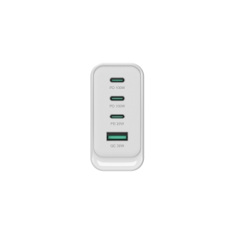 Cargador Conceptronic GaN ALTHEA22W100 100W 3xUSB-C, 1xUSB-A QC 3.0, PPS, PD 3.0