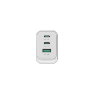 Cargador Concentronic GaN ALTHEA21W65 65W 2xUSB-C 1xUSB-A QC 3.0, PPS, PD 3.0