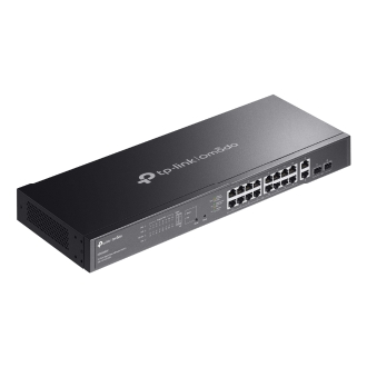 Switch semigestionable TP-Link Omada ES220GMP 20P 16xLAN Gb PoE+ 2xLAN Gb 2×SFP 250W total metal