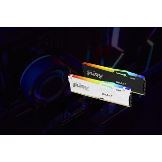 Memoria RAM Kingston 32GB (2x16GB) DDR5 6000MHz Fury Beast RGB EXPO CL30