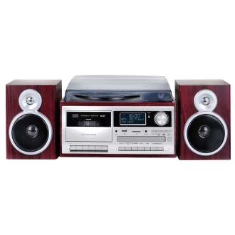 Tocadiscos Trevi TT 1072 DAB turntable +DAB+AW+encoding dark wood