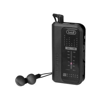 Radio de bolsillo Trevi RA 738 FM mini portátil FM radio black