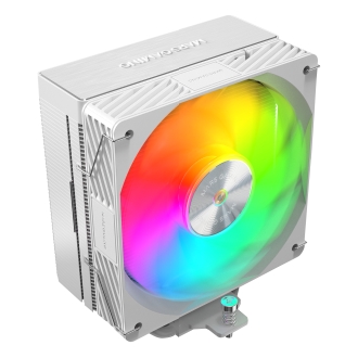 Ventilador CPU Mars Gaming MCPUX5ARGBW blanco ARGB PWM SI 120mm TDP 280W