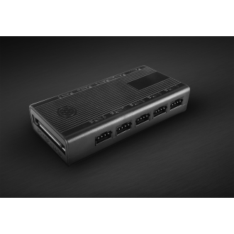 Kit 4×Ventilador interno ARGB Mars Gaming MF3DPROKIT negro 120mm ARGB hub RF remote