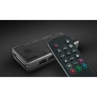 Kit 4×Ventilador interno ARGB Mars Gaming MF3DPROKIT negro 120mm ARGB hub RF remote