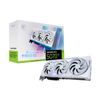 Tarjeta gráfica MSI RTX 5070 TI Trio OC 16GB GDDR7 white