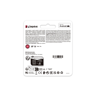Memoria microSD Kingston 256GB Canvas Go Plus Gen4 200 MB/s, A2 U3 V30 con adaptador