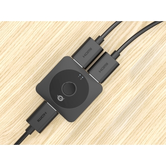 Conmutador / Selector HDMI 2.0 Conceptronic bidireccional de 2 puertos, 4K60Hz