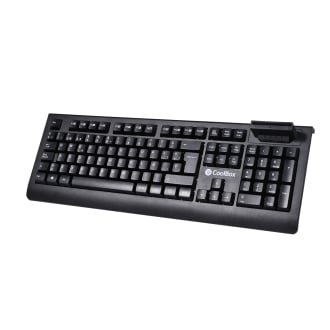 Teclado Coolbox Con Lector Dnie Dnie 4.0 Y Smartcard Integrado Negro