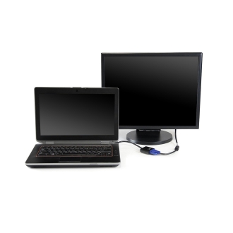 Adaptador Ewent HDMI macho a VGA hembra con audio