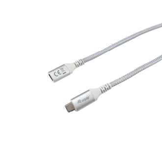 Cable extensor Equip USB tipo C 3.2 macho/hembra transferencia 10G 4K 0.50m