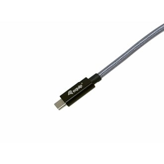 Cable Equip USB tipo C Acodado 3.2 macho/macho transferencia 20G 240w 4K 2m