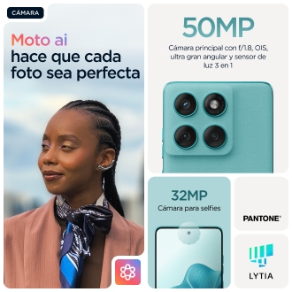 Motorola Edge 60 Fusion 5G 6.67" 8GB 256GB turquesa