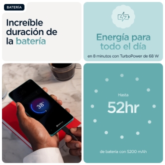 Motorola Edge 60 Fusion 5G 6.67" 8GB 256GB turquesa