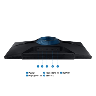 Monitor Samsung LS24DG302EUXEN Odyssey G3 G30D 24" VA 180Hz 1ms DP HDMI negro