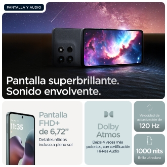Motorola Moto G56 5G 6.72" 8GB 512GB gris