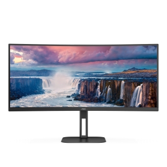 Monitor AOC 34" CU34V5C/BK 34" VA WQHD 1500R 100Hz 4MS curvo DP HDMI negro