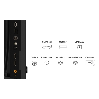 TV TCL 32" 32S5K FHD QLED Android TV Dolby Audio