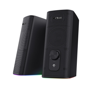 Altavoces 2.0 Bluetooth Trust Cetic 24970 18w Color Negro Bt Y Jack 3.5mm Control De Volumen Alimentado por USB