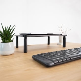 Soporte elevador regulable para monitor TooQ TQMR086 negro