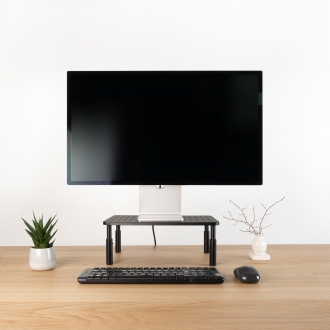 Soporte elevador regulable para monitor TooQ TQMR081 negro